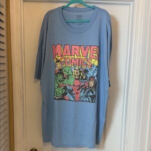 Marvel Comics Blue Tshirt